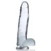 Boyzshop Clear C-Thru Dildo With Balls