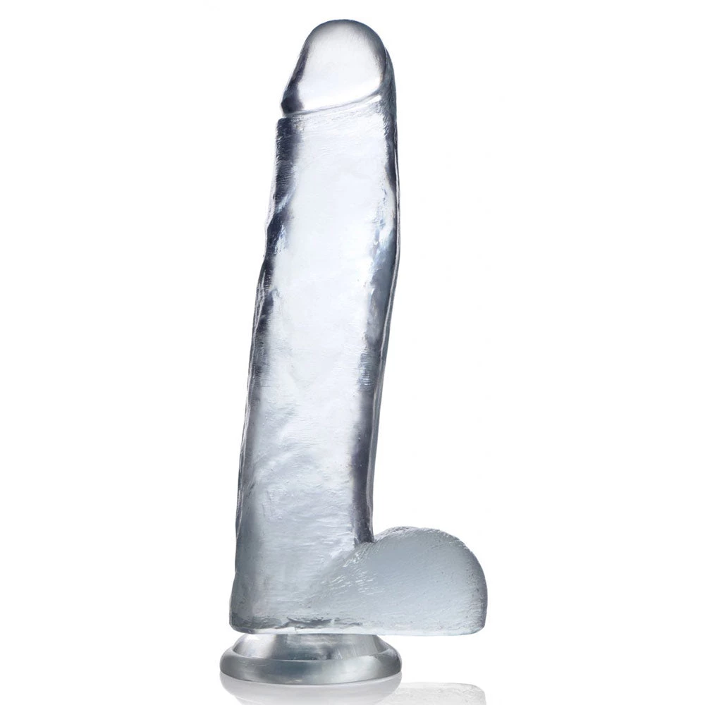 Boyzshop Clear C-Thru Dildo With Balls 1 Boyzshop Clear C-Thru Dildo With Balls