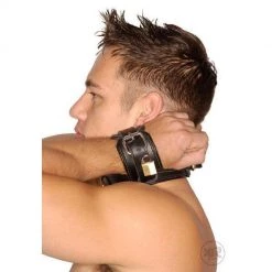 Vendor-unknown Strict Leather Wrist-to-Neck Restraint New Items