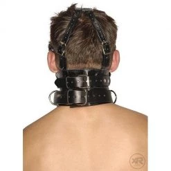 Vendor-unknown Strict Leather Premium Muzzle With Blindfold And Gag