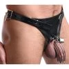 Vendor-unknown Strict Leather Locking Chastity Device Support Harness New Items