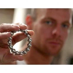 Vendor-unknown Meridian Stainless Steel Ball-Bearing Cock Ring