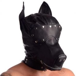Vendor-unknown Ultimate Leather Dog Hood New Items