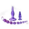 Vendor-unknown Amethyst Adventure 3 Piece Anal Toy Kit New Items