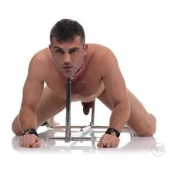 Vendor-unknown Imprisoned Metal Stockade With Dildo New Items