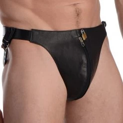 Vendor-unknown Spiked Leather Confinement Jockstrap New Items