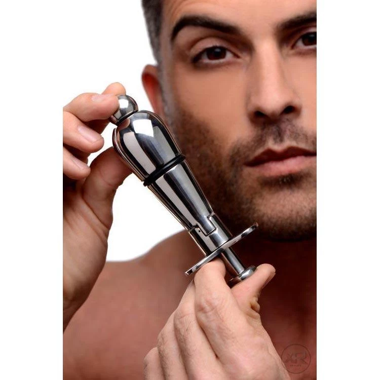 Vendor-unknown Stainless Steel Locking Anal Plug 1 Vendor-unknown Stainless Steel Locking Anal Plug