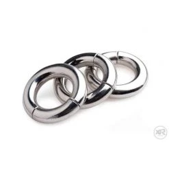 Vendor-unknown Magnetize Stainless Steel Magnetic Ball Stretcher 3 Pack Cock Rings