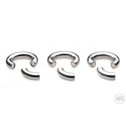 Vendor-unknown Magnetize Stainless Steel Magnetic Ball Stretcher 3 Pack Cock Rings