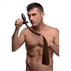 Vendor-unknown Brunette Pony Tail Anal Plug