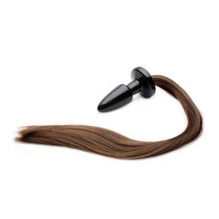 Vendor-unknown Brunette Pony Tail Anal Plug