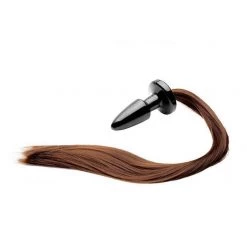 Vendor-unknown Brunette Pony Tail Anal Plug