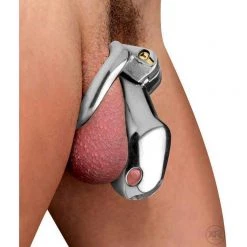 Vendor-unknown New Items Rikers 24-7 Stainless Steel Locking Chastity Cage