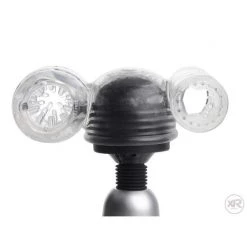 Vendor-unknown Twin Turbo Strokers 2 In 1 Wand Attachment For Men