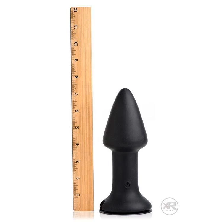 Vendor-unknown Mega Spade 10x Vibrating XL Silicone Plug 4 Vendor-unknown Mega Spade 10x Vibrating XL Silicone Plug