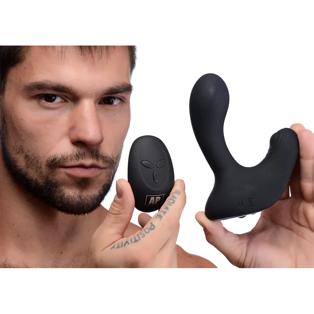 Boyzshop 10X P-Pulse Taint Tapping Silicone Prostate Stimulator With Remote New Items 1 Boyzshop 10X P-Pulse Taint Tapping Silicone Prostate Stimulator With Remote New Items