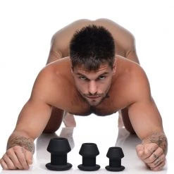 Boyzshop Gape-Grommets 3 Piece Hollow Silicone Anal Dilator Set