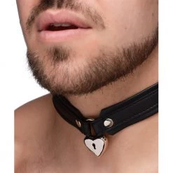 Boyzshop New Items Locking Heart Collar
