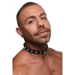 Boyzshop New Items Rhinestone Choker With O-Ring