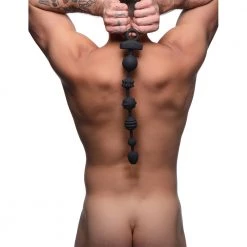 Boyzshop 21X Dark Rattler Vibrating Silicone Anal Beads With Remote New Items