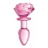 Boyzshop Pink Rose Glass Anal Plug New Items
