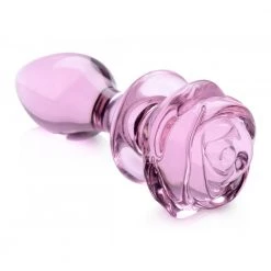 Boyzshop Pink Rose Glass Anal Plug New Items 8 Boyzshop Pink Rose Glass Anal Plug New Items