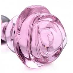 Boyzshop Pink Rose Glass Anal Plug New Items 9 Boyzshop Pink Rose Glass Anal Plug New Items