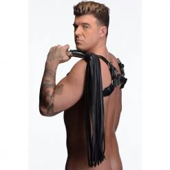 Boyzshop Leather Flogger With Stainless Steel Handle New Items