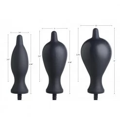 Boyzshop Dark Inflator Silicone Inflatable Anal Plug New Items