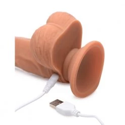 Boyzshop New Items Thrusting And Vibrating 8 Inch Dildo