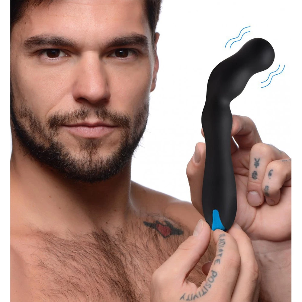 Boyzshop 12X Silicone Beaded Prostate Vibrator New Items 1 Boyzshop 12X Silicone Beaded Prostate Vibrator New Items