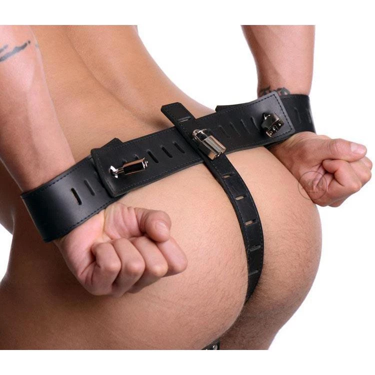 Vendor-unknown New Items Strict Leather Wrist To Cock Locking Restraint 2 Vendor-unknown New Items Strict Leather Wrist To Cock Locking Restraint