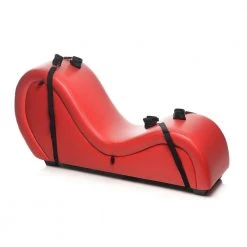 Boyzshop New Items Red Kinky Couch Sex Chaise Lounge With Love Pillows