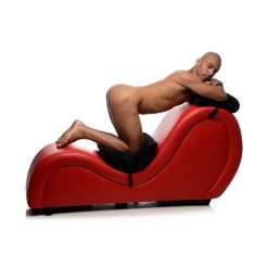 Boyzshop New Items Red Kinky Couch Sex Chaise Lounge With Love Pillows