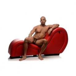Boyzshop New Items Red Kinky Couch Sex Chaise Lounge With Love Pillows