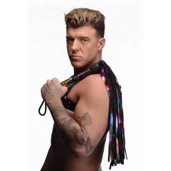 Vendor-unknown Strict Leather Rainbow Flogger