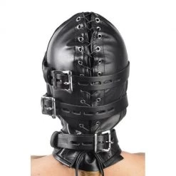 Vendor-unknown The Total Lock Down Leather Hood New Items