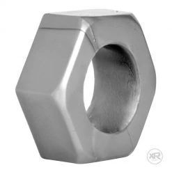 Vendor-unknown Silver Hex Cock Ring And Ball Stretcher New Items