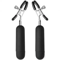 Vendor-unknown Dark Passion Vibrating Nipple Clamps New Items