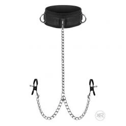 Vendor-unknown Submission Collar And Nipple Clamps