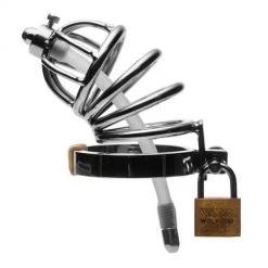 Vendor-unknown Stainless Steel Chastity Cage With Urethral Insert New Items 11 Vendor-unknown Stainless Steel Chastity Cage With Urethral Insert New Items