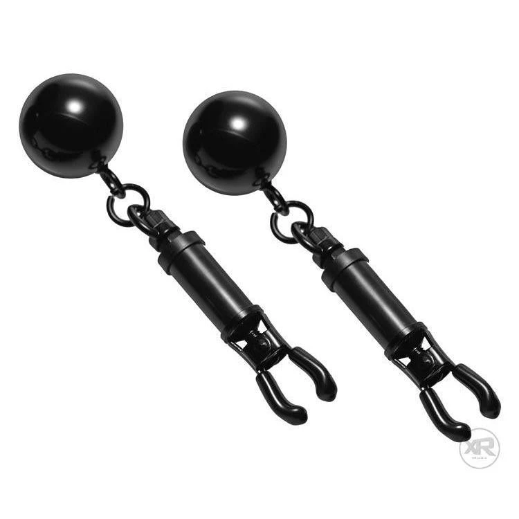 Vendor-unknown New Items Black Bomber Nipple Clamps With Weights 1 Vendor-unknown New Items Black Bomber Nipple Clamps With Weights