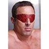 Vendor-unknown Crimson Tied Embossed Blindfold New Items