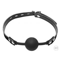 Vendor-unknown Premium Hush Locking Silicone Ball Gag
