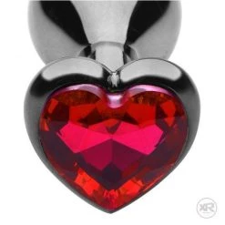 Vendor-unknown Scarlet Heart Shaped Jewel Anal Plug New Items