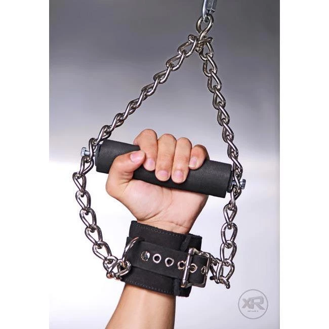 Vendor-unknown New Items Fur Lined Nubuck Leather Suspension Cuffs With Grip 1 Vendor-unknown New Items Fur Lined Nubuck Leather Suspension Cuffs With Grip