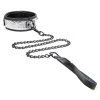 Vendor-unknown New Items Platinum Bound Collar And Chain Leash