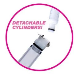 Vendor-unknown Nipple Pumping System With Dual Detachable Acrylic Cylinders