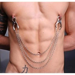 Vendor-unknown New Items Affix Triple Chain Nipple Clamps