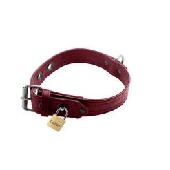 Vendor-unknown New Items Burgundy Premium Leather Collar And Cuffs 17 Vendor-unknown New Items Burgundy Premium Leather Collar And Cuffs